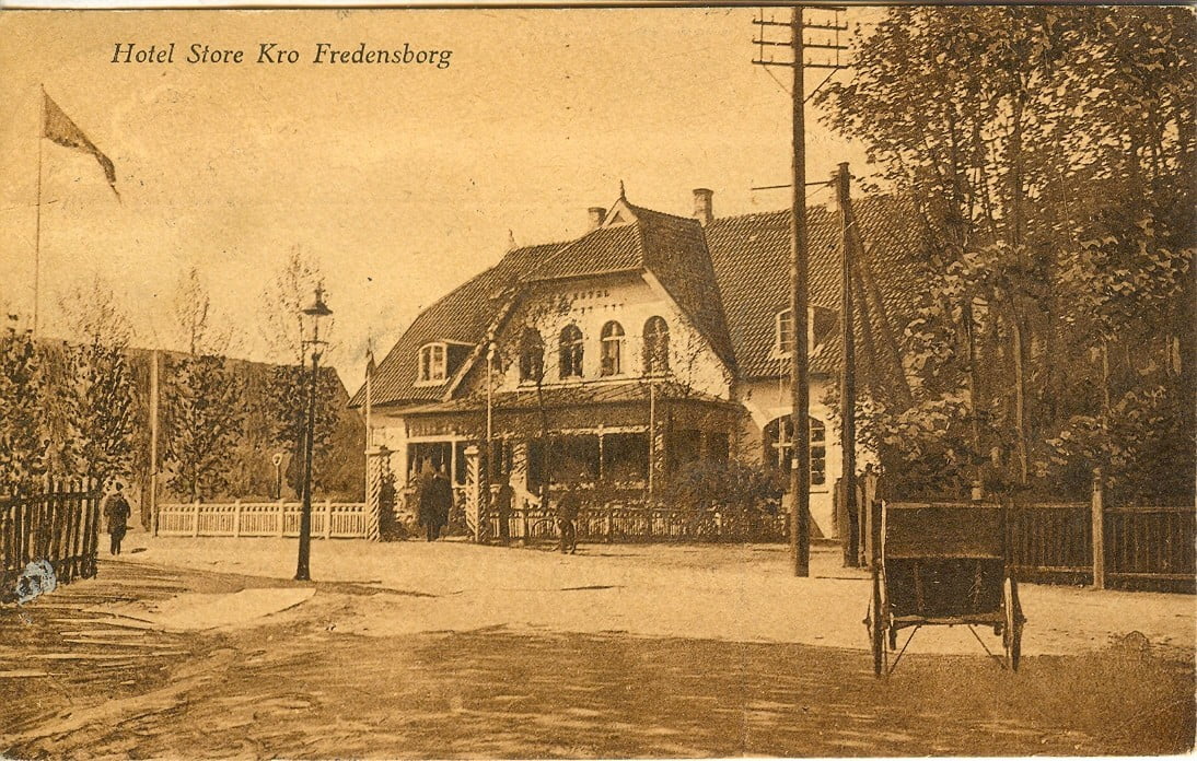 3480.39  Hotel Store Kro  Kort poststemplet august 1920