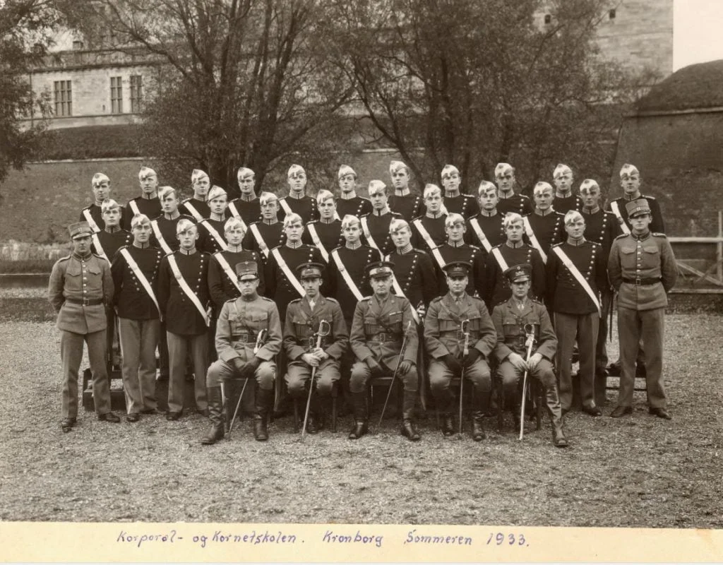 Korporal- og kornetskolen Kronborg sommeren 1933