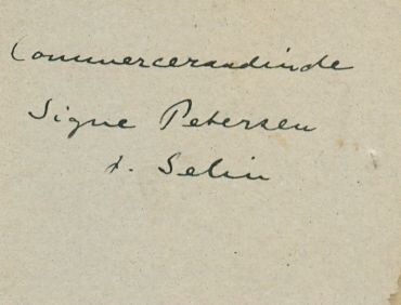 19.14 Signe Petersen, f. Selin,død 1902.