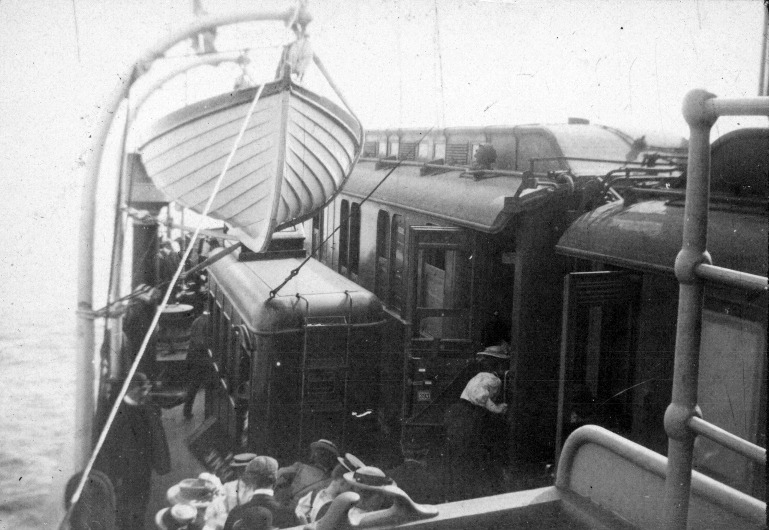 12743 Færgen Warnemünde til Gedser cirka 1909.