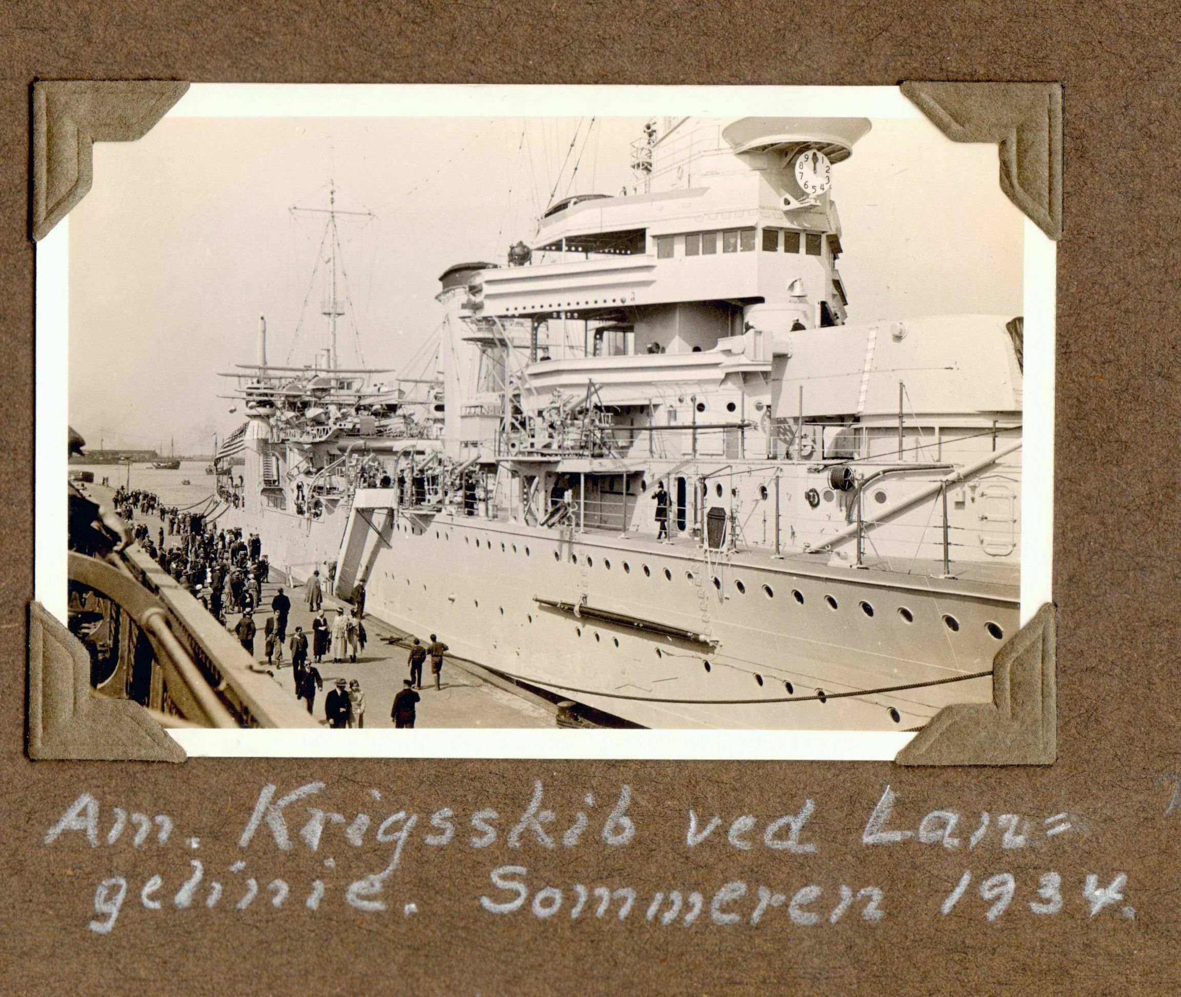 70.31 Amerikansk krigsskib ved Langelinie