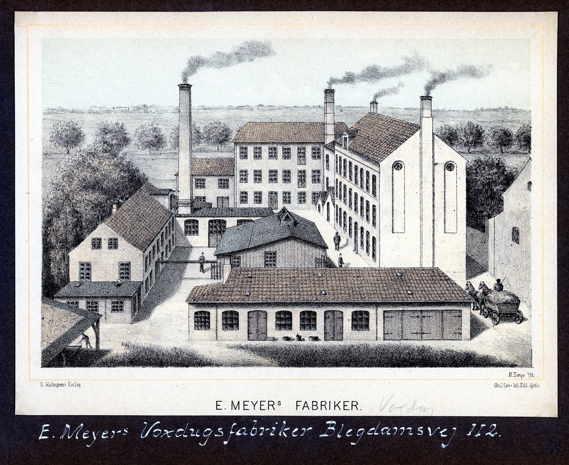 70.431 E. Meyers voksdugsfabrik, Blegdamsvej 112.