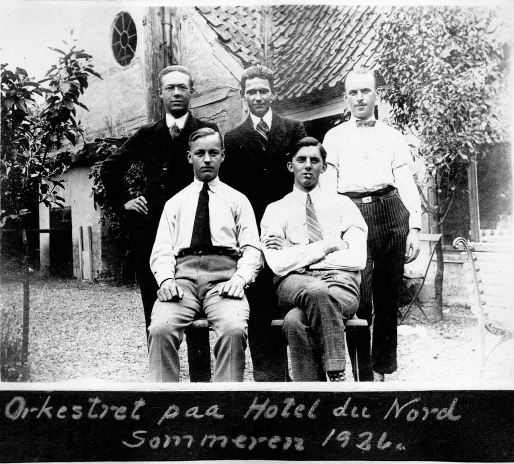 70.262  Orkestret på Hotel Du Nord, sommeren 1926