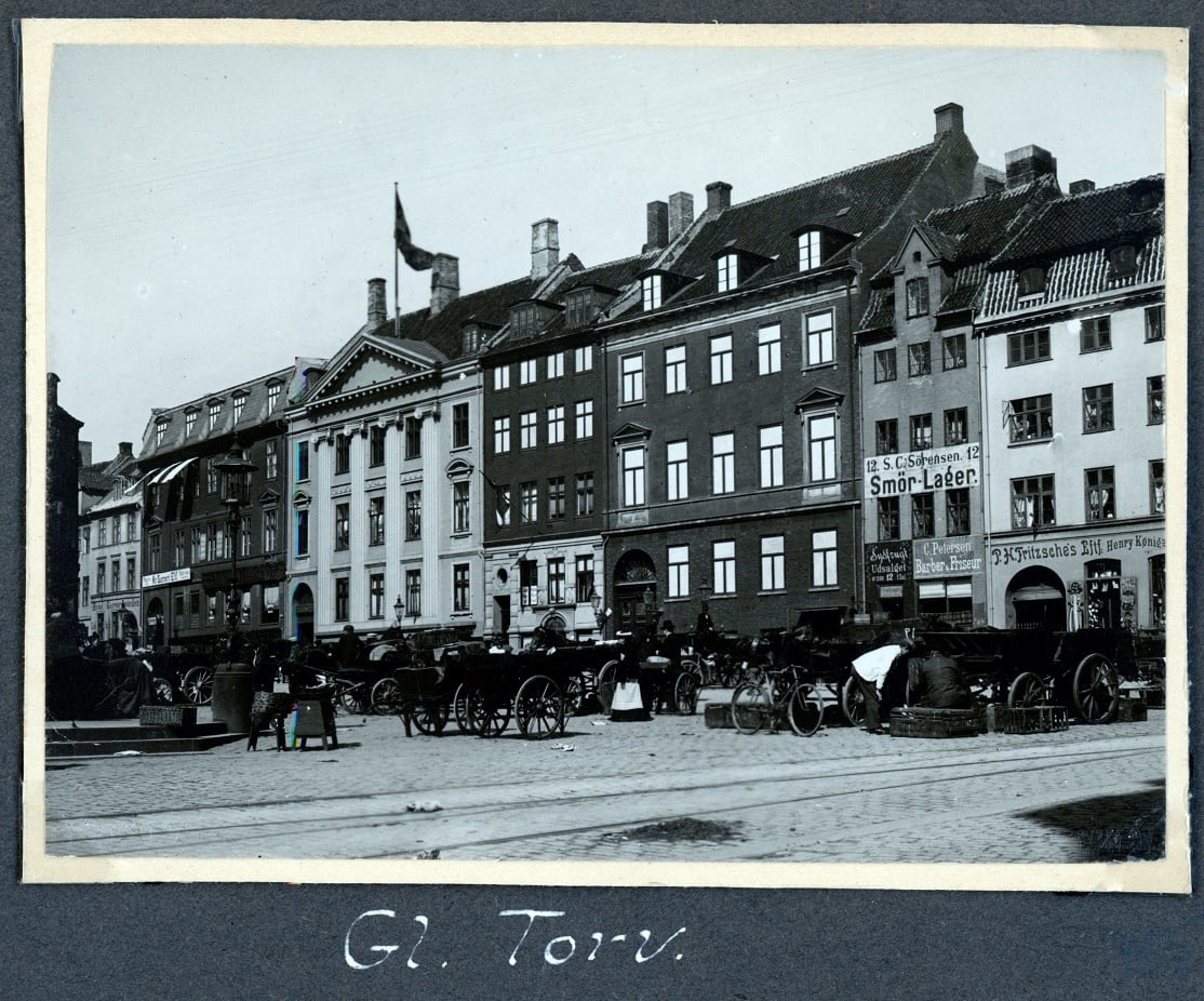 70.465 Gl. Torv. Fotograf Fritz Benzen ca. 1897-1910. K-O 5.6.2017