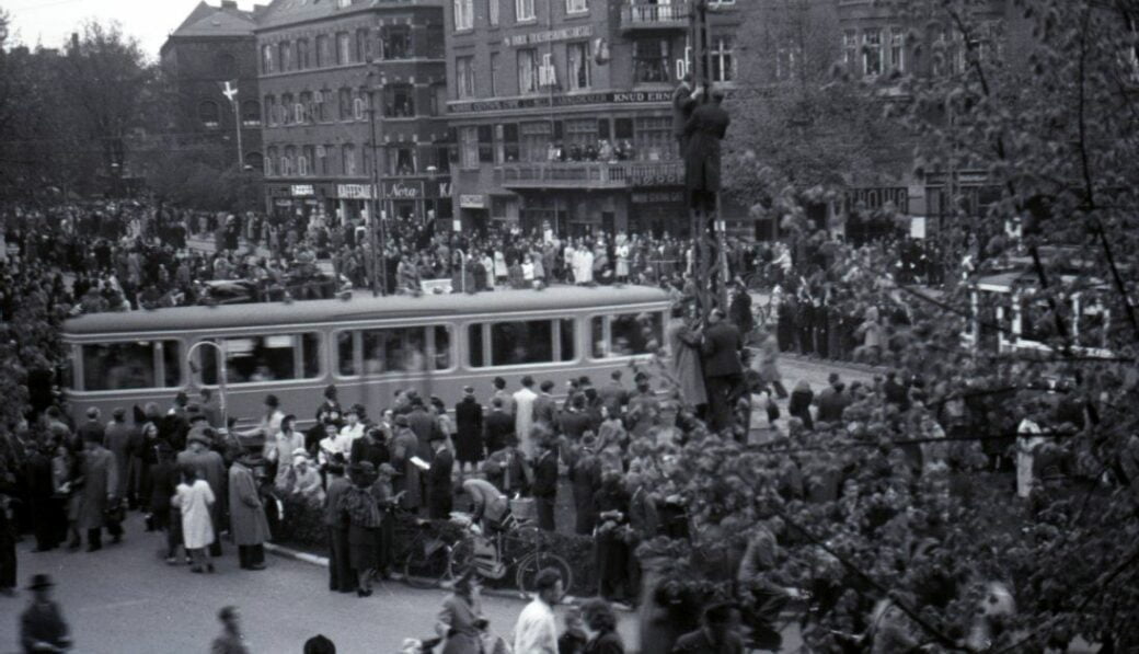 100.847 Befrielsen maj 1945 Nørrebros runddel