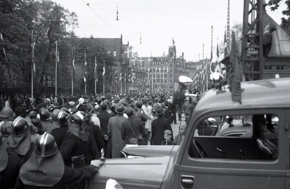 100.851 Befrielsen, maj 1945 hovedbrandstationen