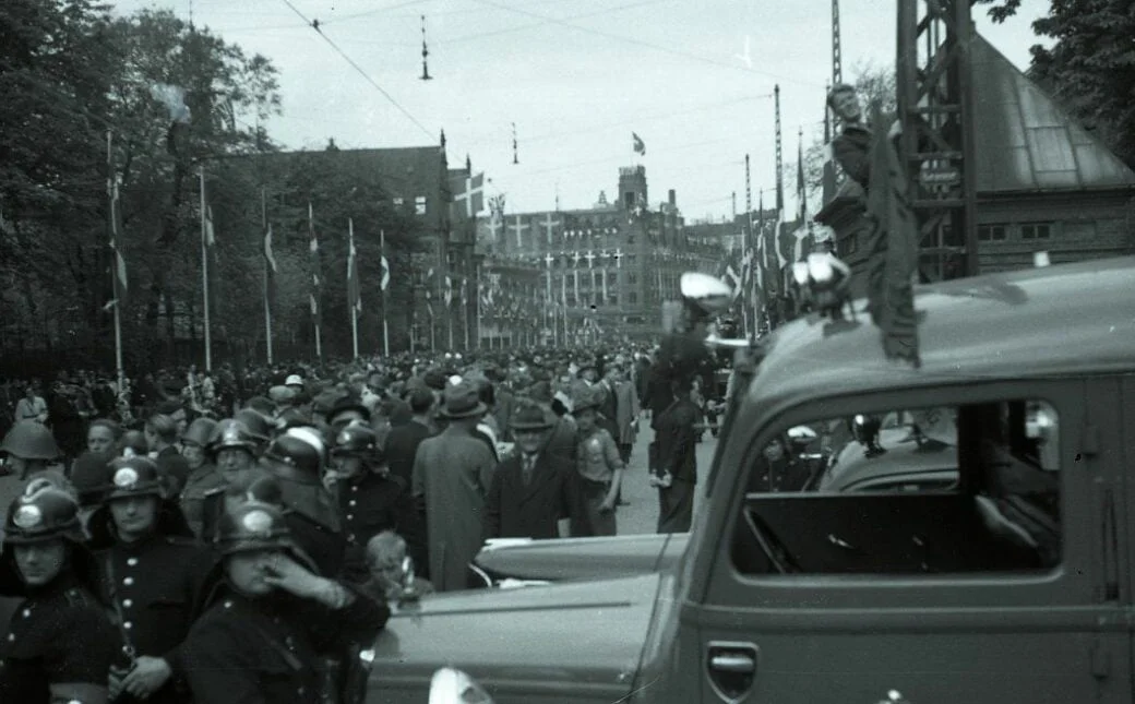 100.852 Befrielsen, maj 1945 hovedbrandstationen