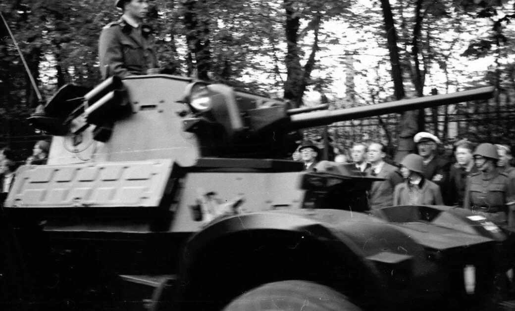 100.853 Befrielsen, maj 1945 ved hovedbrandstationen