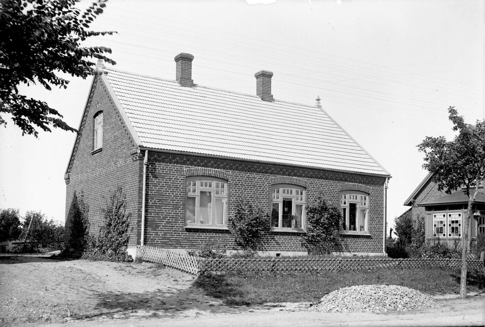 13635-1.98 Jørgen Jensens hus, Tranbjerg 11. september 1915.