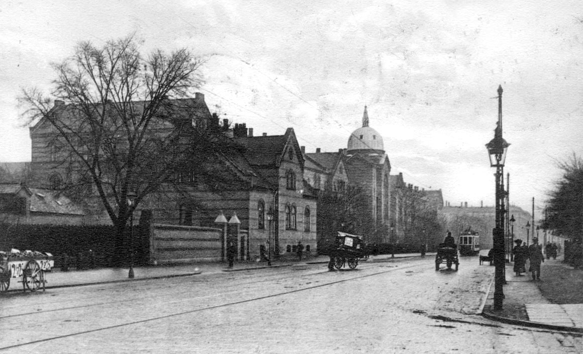 71.141 København, det gamle kommunehospital. Nu Københavns Universitet. postkort stemplet julen 1913