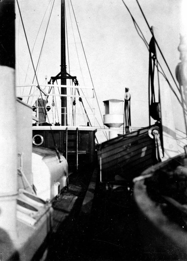 53.132 SS Kong Haakon i Nordsøen 10. februar 1922
