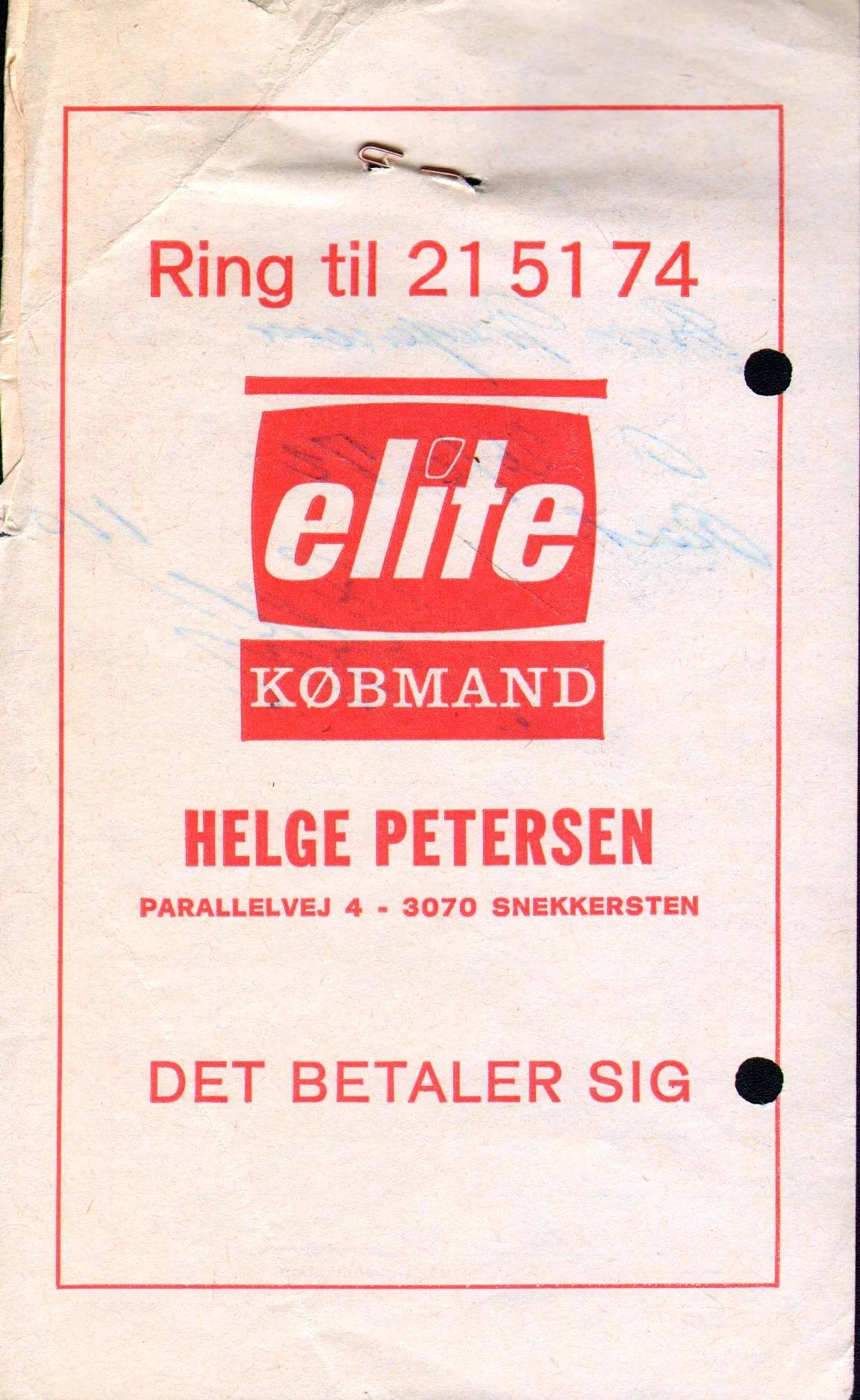 10488.2 Købmandsregning Helge Petersen