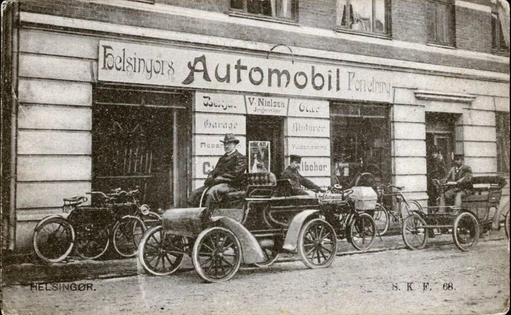 13224 Helsingørs Automobilforretning, Stengade 8, cirka år 1905