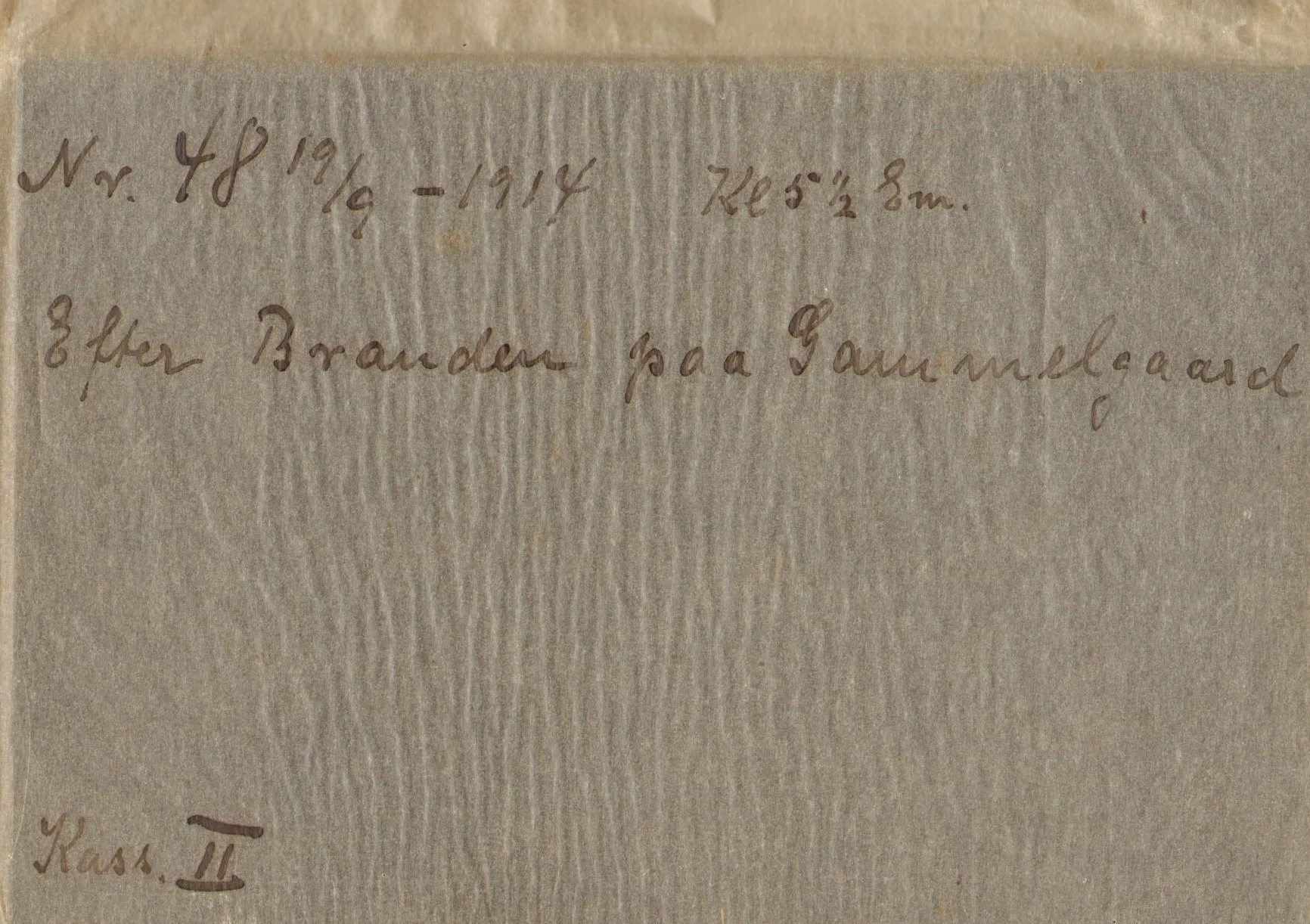 13635-4.41 Gammelgård brænder 19.sept.1914.