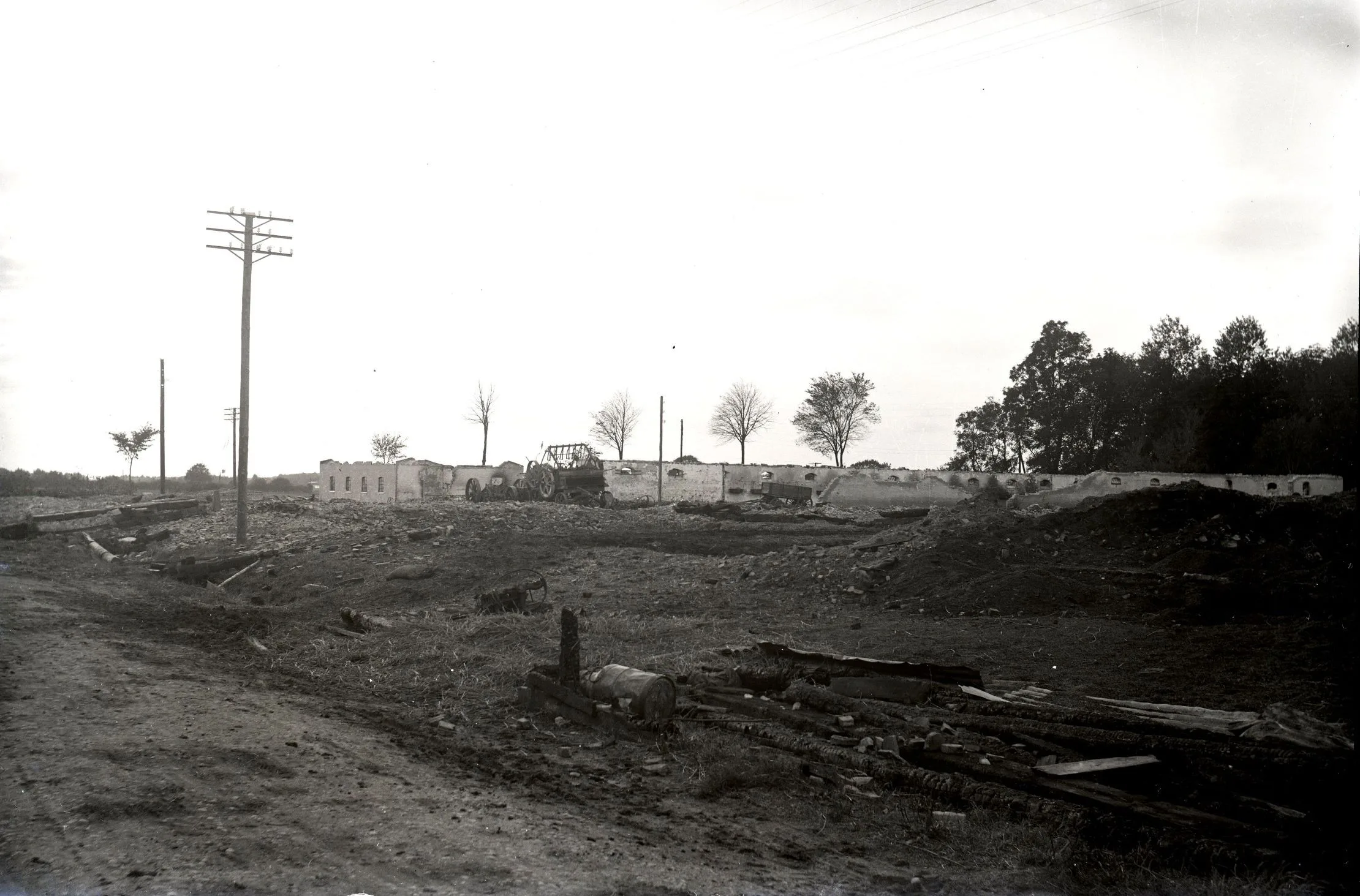 13635-4.41 Gammelgård brænder 19.sept.1914.