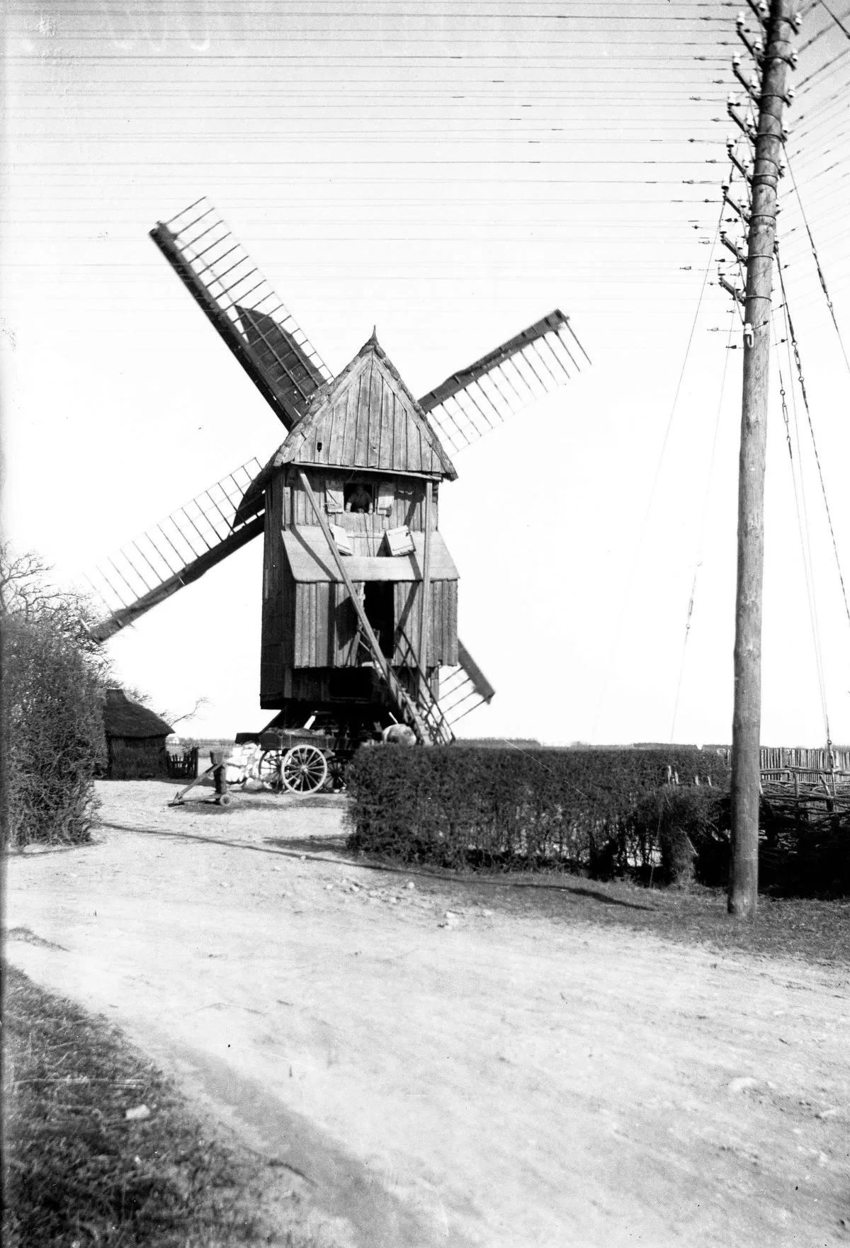 13635-5.23 Stubmølle ved Kappel april 1921.