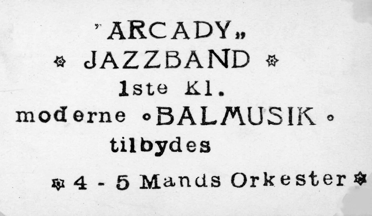 70.492 Visitkort Arcady Jazzband