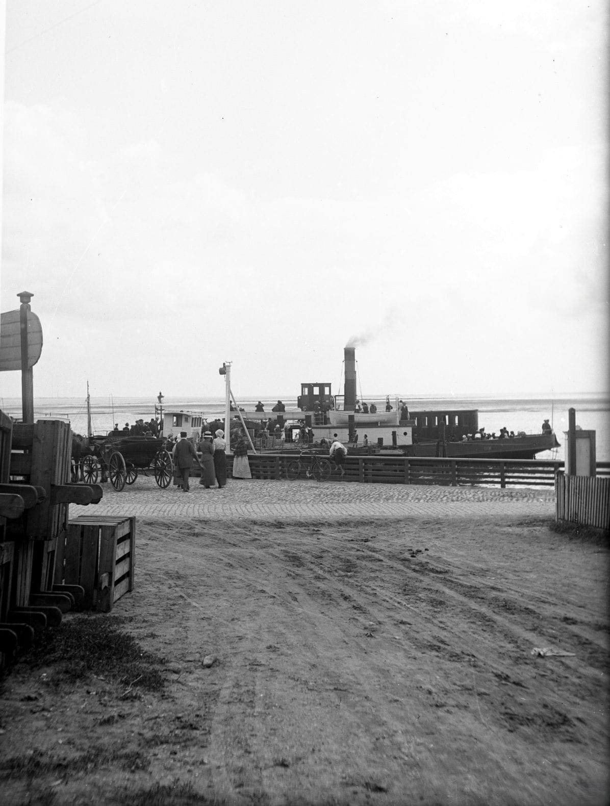 90.844 Færgen ved Nordby, Fanø.