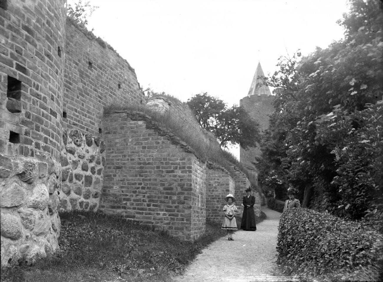 90.1284 Slotsruinen og Gåsetårnet, Vordingborg slot.