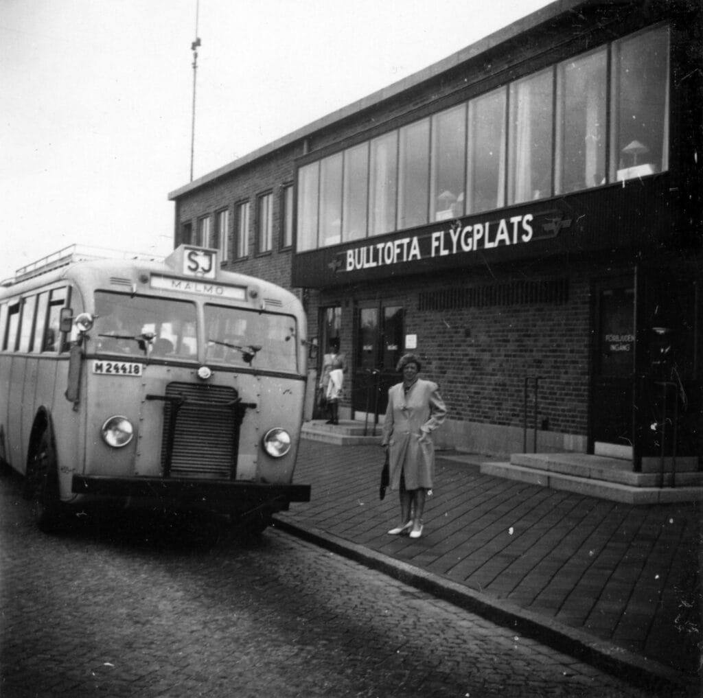 10918.25 Bulltofta flyveplads 1946.