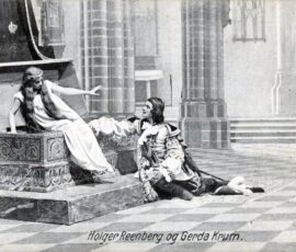 14608.120 Holger Reenberg og Gerda Krum i Prinsessen og det halve kongerige. Casino 1906.
