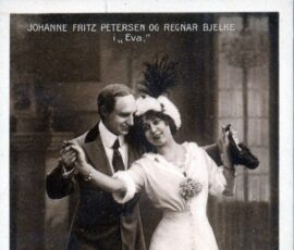 14608.80 Johanne Fritz Petersen og Regnar Bjelke i Eva. Casino 1914.