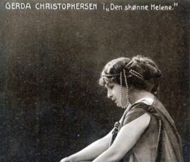 14608.97 Gerda Christoffersen i Den skønne Helene. Casino 1912.