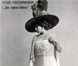 14608.99 Gerda Christoffersen i Den skønne Helene. Casino 1912.